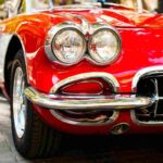 Auto d'epoca sospensione