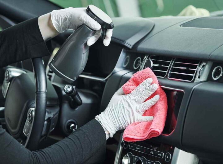 Pulizia auto attenzione