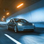 Auto elettrica acceleratore