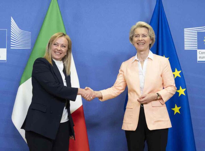 Leyen Meloni UE
